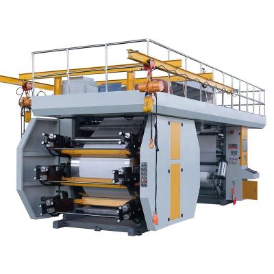 China Factory High Speed ​​Roll To Roll Economical CI Flexo Printing Machine Paper And Film Flexo Printing Machine 6 Colors for sale