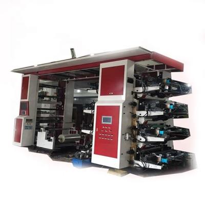 China Factory Flexo Printing Machine 8 Colors Nonven Fabric Printing Flexographic Machine for sale