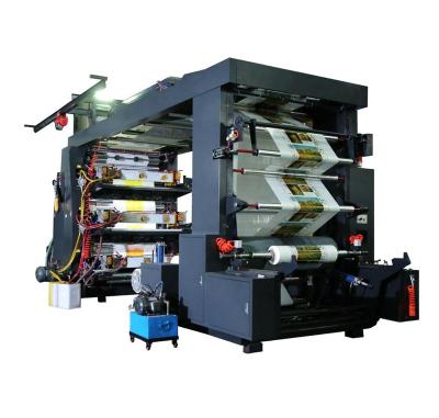 China Factory 6 pp color drum paper bag flexo printing machine high speed central printing machine for sale