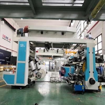 China Factory 4 Color Factory Price Polyethylene Printing Machine Hot Sale PE Flexo Letterpress For Kraft Paper Roll for sale