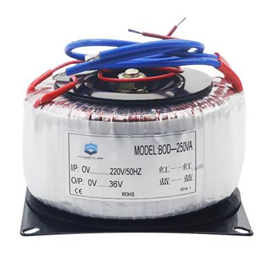 China Low loss buy 220v 230v 240v 45 0 45 24-0-24 50 0 50v 150VA step down toroidal transformer price for sale