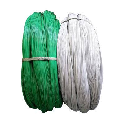 China Building Material Cheap Price Q23 Q195 PVC Iron Wires , 0.2-4.0mm Plastic PVC Coated Iron Wire For Daily Fastening for sale