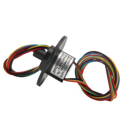 China Capsule Slip Ring Capsule Slip Ring, 8 Wires 2A, 240V Max Slip Ring With Flange for sale