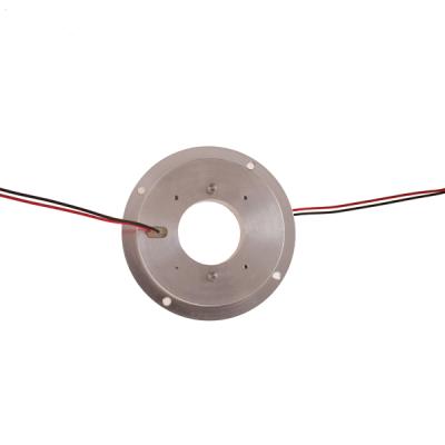 China Precious Metal Slip Ring 4 Circuits 2A Flat Hole Size 24mm , For Rotary Table Pancake Slip Rings for sale