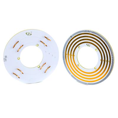 China Precious metal pancake slip rings, 2 circuit 1A hole size 47mm, for test equipment ring slip ring for sale