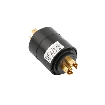 China 380V slip ring can be used in industrial machinery 4 circuit 15A slip ring 4 wire LPR-6H for sale