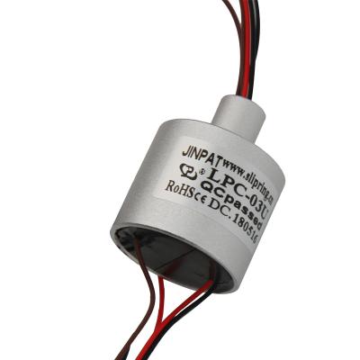 China High life three way slip ring 2A 220v gold to 300RPM gold, can be used for LED slip ring LPC-03U for sale