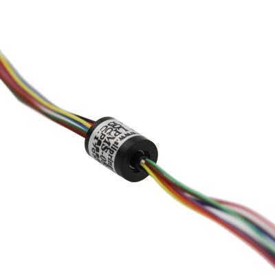 China Precious Metal Miniature Working Slip Ring Humidity 60% RH Or Higher Can Be Used To Monitor Capsule Slip Ring for sale