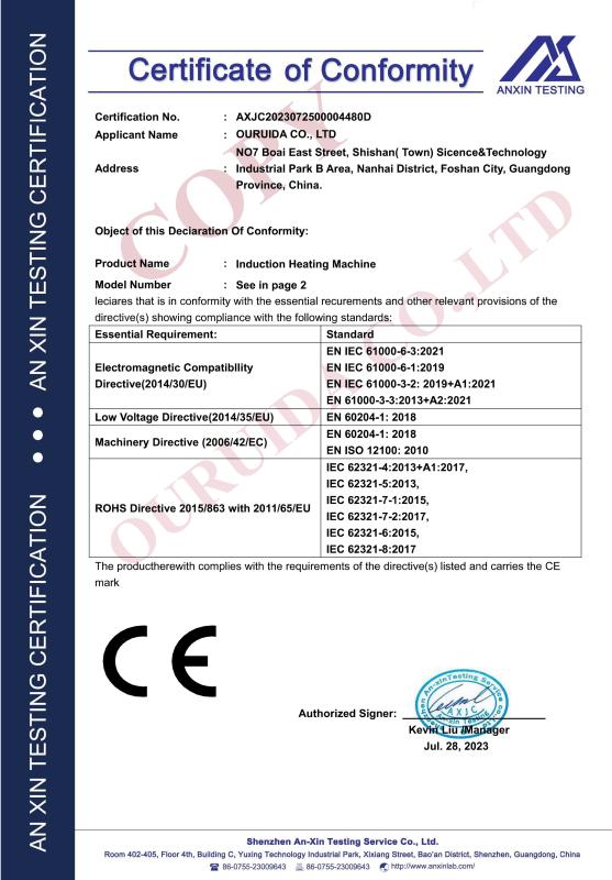 Verified China supplier - OURUIDA CO.,LTD