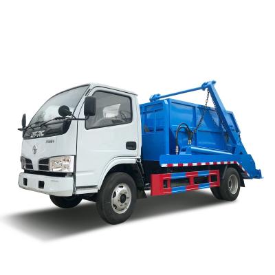 China Garment Shops Arm Roll Small Garbage Truck DFAC 4X2 4cbm Dump Garbage Truck for sale