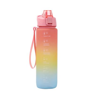 China Minimalist Professional Production 1000ml Bpa Water Bottle Gallon Motivational Motivational Water Bottle for sale