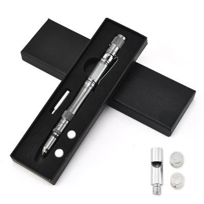 China Small and Convenient Multifunctional Tactical Pen LED Mini Pen Outdoor Defense Window Breaker Tungsten Steel for sale