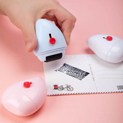 China Portable Confidential Stamp 2022 Security Privacy Confidential Information Power Cut Theft Protection Roller Stamp for sale