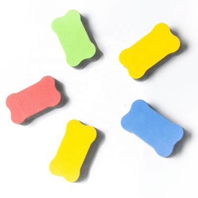 China School Wholesale Eva Mini Magnetic Whiteboard Eraser Dog Bone Eraser for sale