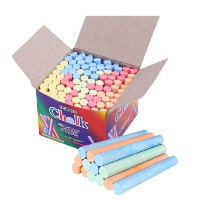 China Wholesale Cheap School Fluent Inscription Chalk Non-Dusty Colorful Blackboard Chalk for Office Stationery School Supplies for sale