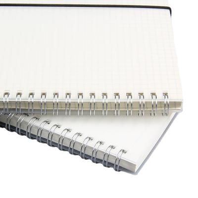 China Spiral PP Frosted Transparent Coil Book Work Notes Notepad Wholesale for sale