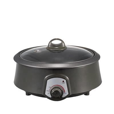 China Hot Sales Household Electric Hot Pot With Stainless Steel Steamer for sale