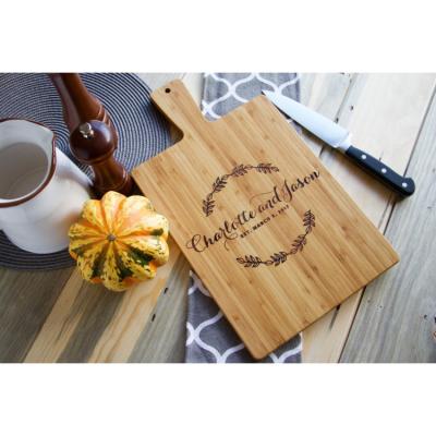 China Sustainable Bamboo Chopper Solid Kitchen Organic Bamboo Cutting Board for sale