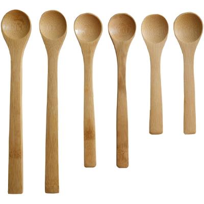 China Sustainable High Quality Natural Bamboo Scoop Kitchen Tools Bamboo Spoon for sale