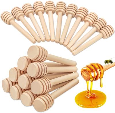 China Classic Hot Viable Sale Wooden Honey Dipper Chocolate Dipper for sale