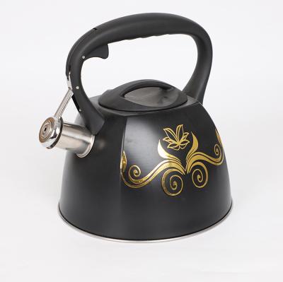 China Viable Tea Kettle 304 Stainless Steel Whistling Kettle With Heat-Proot Handle Induction Cooker Gas Stove for sale