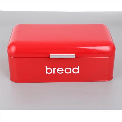 China Sustainable Bread Box For Kitchen Countertop Metal Bread Storage Container For Breads, Pastries for sale