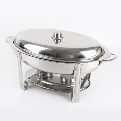 China Eco - Friendly Factory Stainless Steel Chafing Dishes Set Buffet Food Warmer for sale