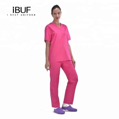 China Anti-wrinkle nurses medical images uniform nurses uniform design models for sale