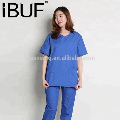 China Anti-wrinkle fashionable white nurse uniform designs nurse maternity uniform for sale