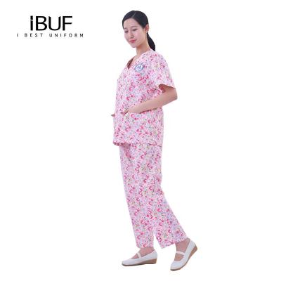 China Anti-Shrink Nursing Scrub Uniform V-Neck Doctor Scrub Gown for sale