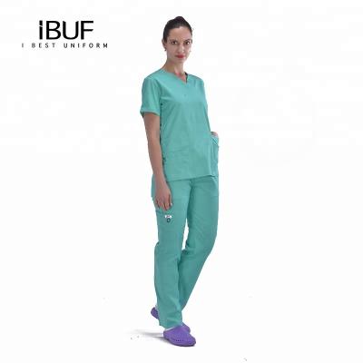 China Anti-wrinkle coats made in Vietnam scrubs design male nurse uniform for sale