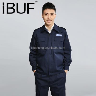 China Anti-wrinkle Security Guards Suit Workwear Uniform Work Jacket Coveralls for sale