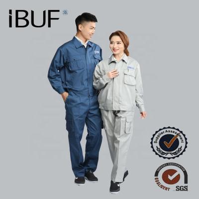 China Best Quality Factory Anti-Shrink Womens/Mens Uniforms Work Clothes Blue Wear Rough Workwear for sale