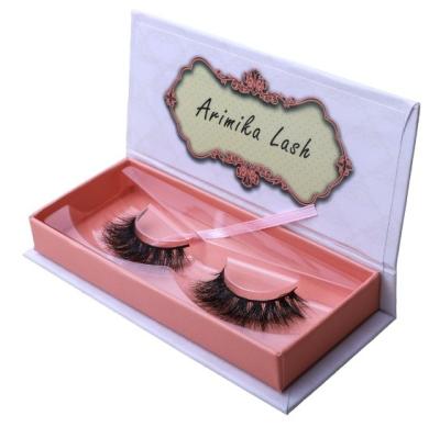 China Custom logo false eyelashes packaging paper cardboard box for sale