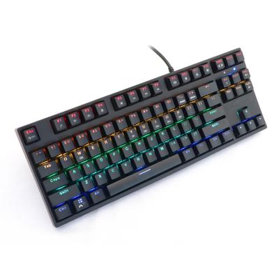 China New Macro Anti-ghosting Switch LED Back Light Mechanical Ergonomic Colorful Gamer Mechanical Gaming Keyboard for sale