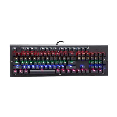 China Anti-ghosting Maxin k629 normal mechanical keyboard with RGB effect for sale