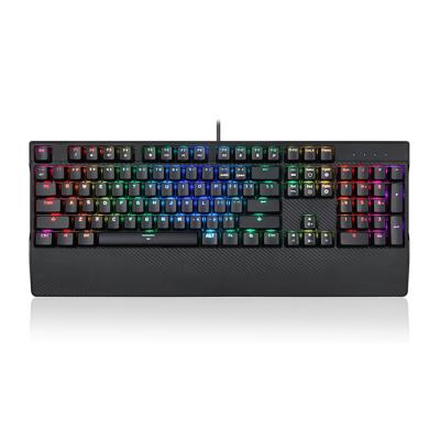 China Anti-ghosting Mechanical Keyboard With Armrest Professional Mechanical Keyboard For Gamer for sale