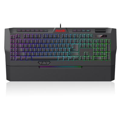 China High-end Machining Anti-ghosting Maxin new k669 RGB membrane gaming keyboard with macro function and supoort software for sale