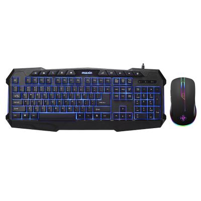 China Professional Combo RGB Backlight Gaming Mouse And Keyboard With Low Price for sale