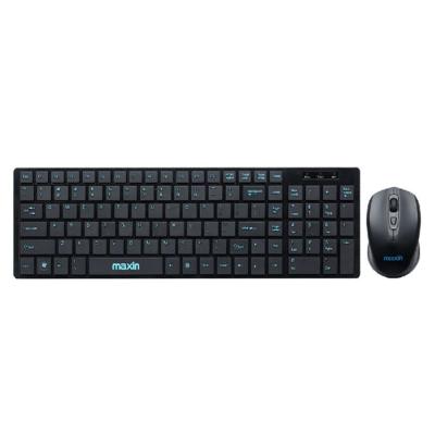 China High Quality Ultra Slim Desktop 2.4Ghz Wireless Keyboard and Mouse Combo with Best Price for sale