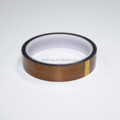 China Wholesale Price 1cm Width Heat Resistant Tape Brown Color Sublimation Heat Resistant Tape for sale