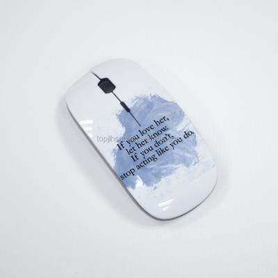 China Hot Selling 3D Sublimation Blank Wireless Gaming Mouse Optical Mouse for sale