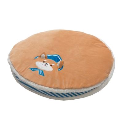 China Sustainable Hot Pressing Integral Felt Bed Partially Enclosed Animal Pet Mat Nest For Cats And Dogs for sale