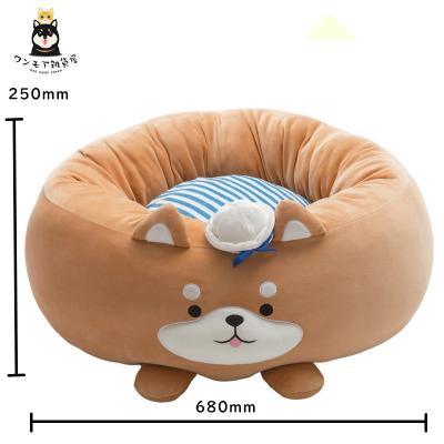 China Designer Sofa Couch Plush Comfortable Pet Nest Viable Wholesale Dog Cat Beds For Pets Nest for sale