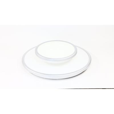 China pp & PS Remote Adjustable Flush Mount Modern Hotel Lobby Round Led Ceiling Light Fixture for sale