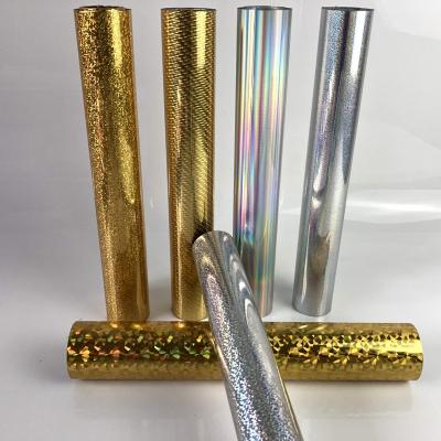 China Foil Metallic Gold Hot Stamping Textile Hologram Hot Stamping Foil for sale