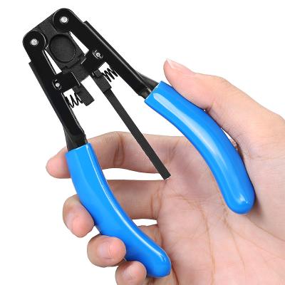 China FTTX 2.1*1.6mm Fiber Tool 5G Communication Cable Pliers Stripper Fiber Drop Cable Stripping Pliers for sale