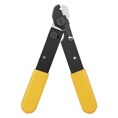 China 250Î ¼ m-125Î ¼ Fiber Strippers Single Flange Fiber Optic Cable Stripper M Hole Pliers Stripping Pliers Stripper for sale