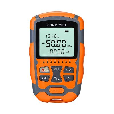 China FTTH COMPTYCO Mini Optical Power Meter AUA-M5 OPM Universal Fiber Optic Cable Tester -50dBm~+26dBm SC/FC/ST Interface Connector for sale