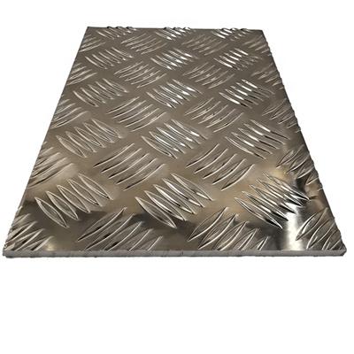 China Small 1Bar /5 Bar Floor Aluminum Tread WestYosen Flat Bright Embossed Checkered Sheet for sale